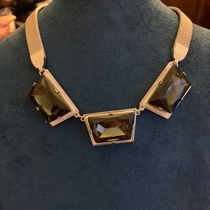 henri bendel Jewelry - Henri Bendel Stone statement necklace leather NWT henri bendel Jewelry - Henri Bendel Stone statement necklace leather NWT